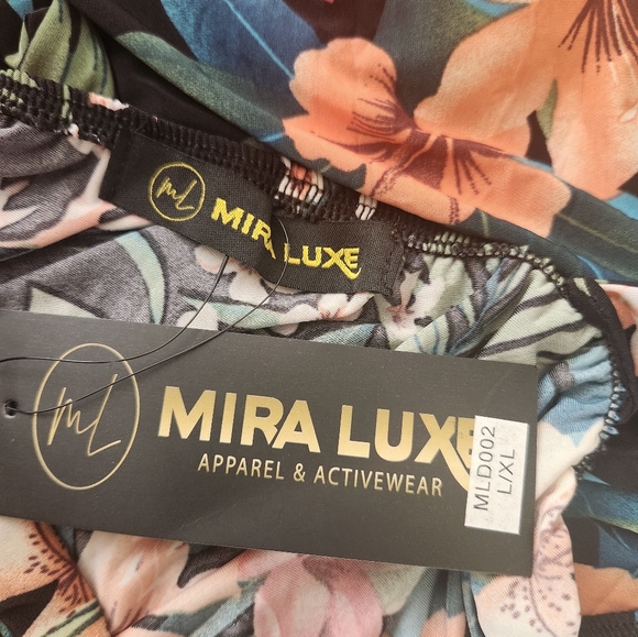 NWT Mira Luxe Cherry Blossom Maxi Dress L/XL - Picture 6 of 7